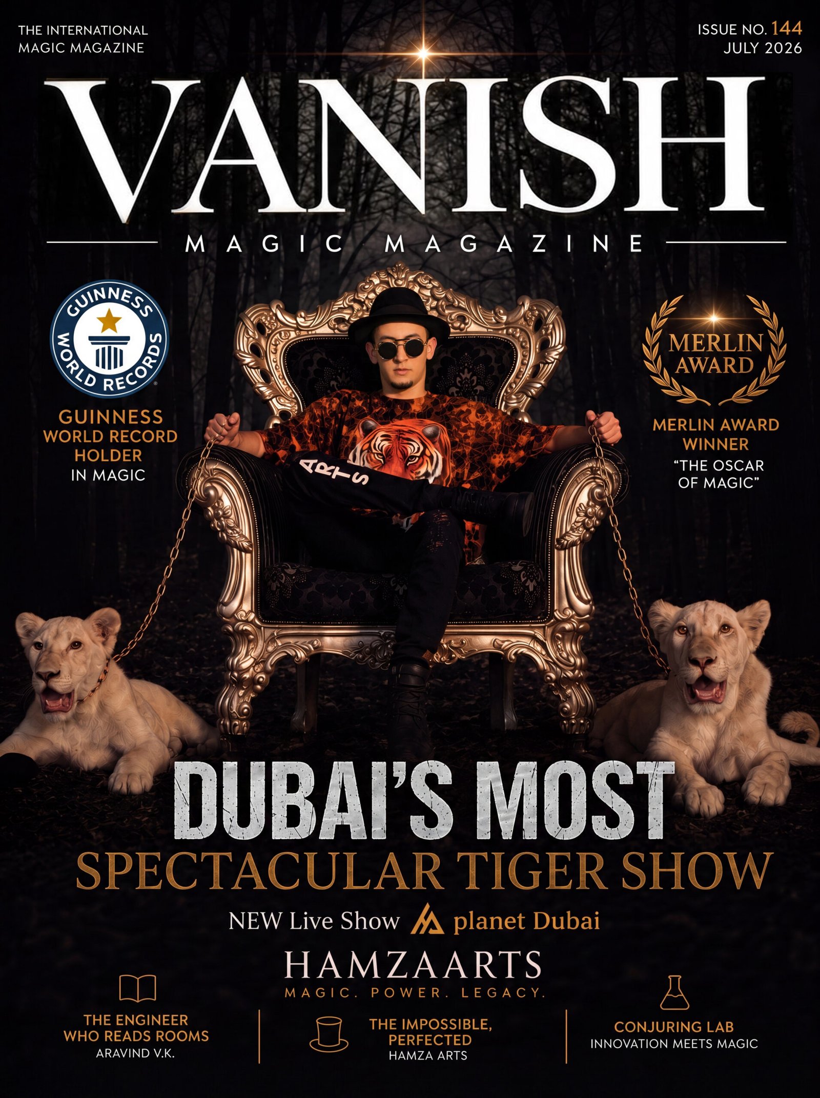 Hamzaarts illusionist and magician in UAE